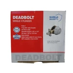 Shield Security Satin Nickel Finish Single Cylinder Deadbolt New Box. Fixed Price $7.99.