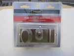 Defiant 1-3/8 In. X 2-3/8 Single Cylinder Satin Nickel Deadlatch Lock. Fixed Price $16.99.