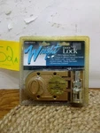 Nos Wright Jimmy Proof Door Lock Brass. Fixed Price $16.00.