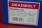 Maxgrade Single Cylinder Deadbolt Aged (venetian) Bronze Lock 600-11H Kw. Fixed Price $26.95.