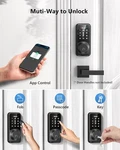 Zowill Smart Lock - Keyless Entry Door With App Control DK06 Matte Black. Fixed Price $42.18.