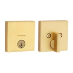 Deadbolt Lock Keyed Front Door Satin Brass Smartkey 92580-063 Kwikset Downtown. Fixed Price $51.99.