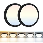 Led Flush Mount Ceiling Light: Inch 2PACK Super Slim Dimmable & 5CCT (2700-650. Fixed Price $48.22.