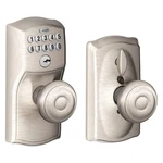 Schlage Residential FE595 CAM619GEO Push Button Lockset,knob,satin Nickel 457F96. Fixed Price $290.51.