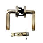 Kwikset 720LSLRDT-15 Lisbon Passage Door Lever W/round Rose Satin Nickel. Fixed Price $28.90.