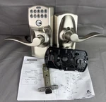 Schlage Keypad Lever FE595 619 Acc Camelot Satin Nickel (for Parts No Keys). Fixed Price $27.99.