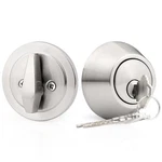 Probrico 1 Side Keyed Cylinder Deadbolt Brushed Satin Nickel, Keyway Keys .... Fixed Price $36.21.