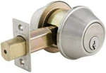 Master Lock DSC0732DKA4 Commercial Double Cylinder Deadbolt Brushed Chrome 2.75". Fixed Price $16.99.