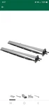 Tbozz Chrome Straight Spring Loaded Mud Flap Hanger 2.5" Bolt SPACING,30" Len.... Fixed Price $99.00.