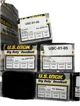 Lot Of 4 U.s. Lock US1600 Big Duty Single Cylinder Deadbolt US3 (polished Brass). Fixed Price $159.99.