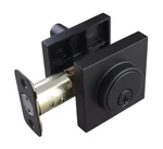 Miseno HLK8221U19 Square Single Cylinder Keyed Entry Deadbolt - Matte Black. Fixed Price $9.99.