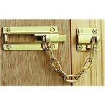 (lot Of 2) National N198-036 Door Safety Deadbolt W/ Chain Guards Solid Brass. Fixed Price $12.24.