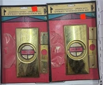Vtg Kwikset Modernization Kit 1-215 Open Pkgs Front Door Knob Plates Escutcheon. Fixed Price $57.99.