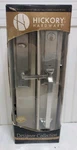 Hickory Hardware Full Dummy Entrance Lever Door Handle Set Studio Satin Nickel. Fixed Price $149.49.