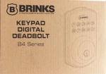 Brinks Digital Deadbolt, Tuscan BRONZE-84 Series. Fixed Price $28.95.