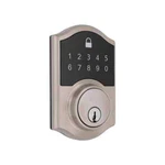 Defiant Castle Satin Nickel Compact Touch Electronic Single Cylinder Deadbolt. Fixed Price $24.95.