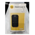 Yale Assure Lock 2 Touch Black Suede Keypad Biometric Smart Apple Home. Fixed Price $65.00.