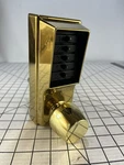 Kaba BC016835 Pushbutton Door Lock Cylindrical Lever 5-BUTTON Handle Gold. Fixed Price $106.24.