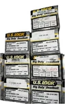 Lock Big Duty Double Cylinder Deadbolt Antique Brass Adjustable Backset. Fixed Price $159.99.