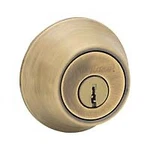 Kwikset 660-5 Rcal Rcs Single Cylinder Deadbolt Antique Brass 96600-024. Fixed Price $17.95.