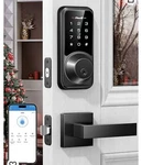 Zowill Front Door Lock Set App Contorl - Keyless Entry Matte Black. Fixed Price $59.99.