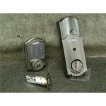 Schlage Connect Smart Deadbolt Lock, Touchscreen, Keyless Entry, Aged Bronze. Fixed Price $217.50.