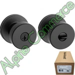 *1-SET* Kwikset Entry Pismo 740PSK Keyed Front Door Knob Matte Black 97402-895. Fixed Price $37.99.