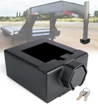 Gooseneck Trailer Lock Heavy Duty 7 Inch Coupler Black APGTL-G4LW-BK Aupar Plate. Fixed Price $179.99.
