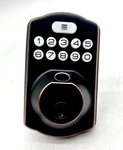 Veise Keypad Digital Deadbolt Keyless Door Lock With Lever Model: KS02D. Fixed Price $49.50.