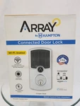 Array By Hampton Connected Door Lock - Satin Nickel. Fixed Price $45.00.