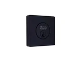 Home Decorators Collection Square Matte Black Single Cylinder Deadbolt. Fixed Price $23.99.
