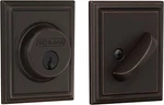 Schlage Single Cylinder Grade 1 Deadbolt With Decorative Addison Rose - B60N. Fixed Price $23.99.