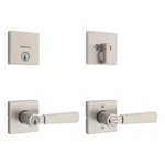 Kwikset Perth Keyed Entry Handle Single Cylinder Deadbolt Combo Pack. Fixed Price $36.99.