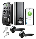 Wifi Smart Door For Front Set With 2 Lever, Keyless Entry Key.... Fixed Price $130.46.