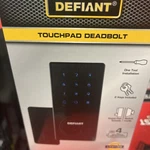 Electronic Touchpad Deadbolt Lock Entry Door Keyless Matte Black (sealed). Fixed Price $40.00.