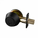 Design House 727446 Gateway Single Cylinder Deadbolt - Black. Fixed Price $25.52.