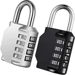 Combo For Lockers, 4 Digit Combination Padlock, 2 Pack Locks With Code. Fixed Price $11.83.