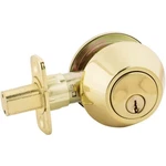 DB971 Steel Pro Polished Brass Single Cylinder Deadbolt. Fixed Price $42.62.