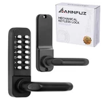 Single-sided Mechanical Keypad Lever Lock Keyless Push Button Door Handle. Fixed Price $65.98.
