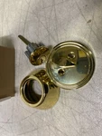 Miseno MLK1218PB Single Cylinder Keyed Entry Deadbolt - Polished Brass. Fixed Price $11.98.