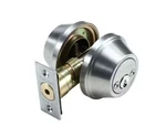 Toledo Fine Locks Double Cylinder Deadbolt Set Satin Stainless Steel Key. Fixed Price $14.99.