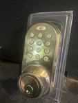 Milocks Electronic Keyless Entry Touchpad Deadbolt Shiny Brass TF02AQ. Fixed Price $20.00.