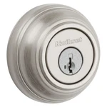 Kwikset 99800-123 Deadbolt, Grade, K4 Key, Metal, Satin Nickel, 2-3/8 To 2-3/4. Fixed Price $56.44.