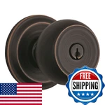 Brinks Tuscan Bronze Push Pull Rotate Door Locks Stafford Entry Knob. Fixed Price $59.52.