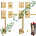 *2-SETS* Kwikset Prava Hs Handleset Single Cylinder Satin Brass 98180-048. Fixed Price $299.99.