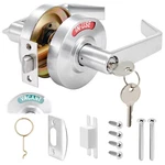 Tandefio Vacant Occupied Bathroom Lock With 2 Key, Indicator Privacy Handle L.... Fixed Price $82.93.