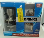Brinks Tulip Knob 2102-119 Keyed Entry & Deadbolt. Fixed Price $23.09.
