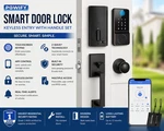 Powify Smart Door Lock PO-DS04-BK1 2404E Keyless Entry Keypad App Control Black. Fixed Price $57.95.