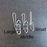 925 Sterling Silver,snap Lock Box Clasp,with Safety Chain,jewelry Make Findings. Fixed Price $58.58.
