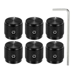 Pcs Aluminium Knobs, 1/4" (6MM) With Arrow Indicator, 5/8" Black. Fixed Price $28.53.